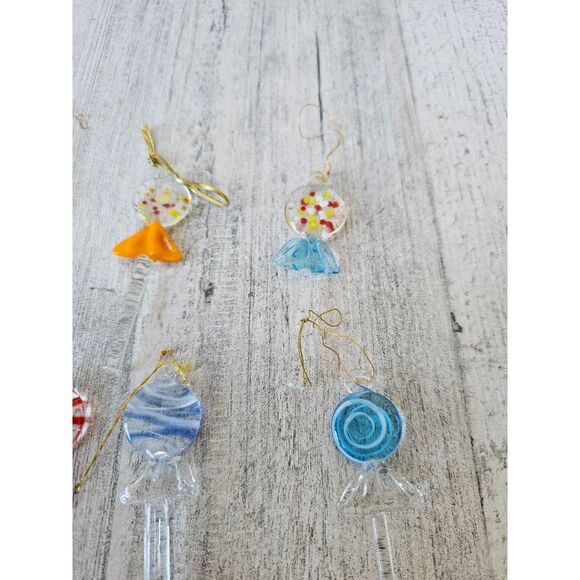 Mini lollipop sucker candy ornament vintage Xmas tree set lot - Picture 2 of 10